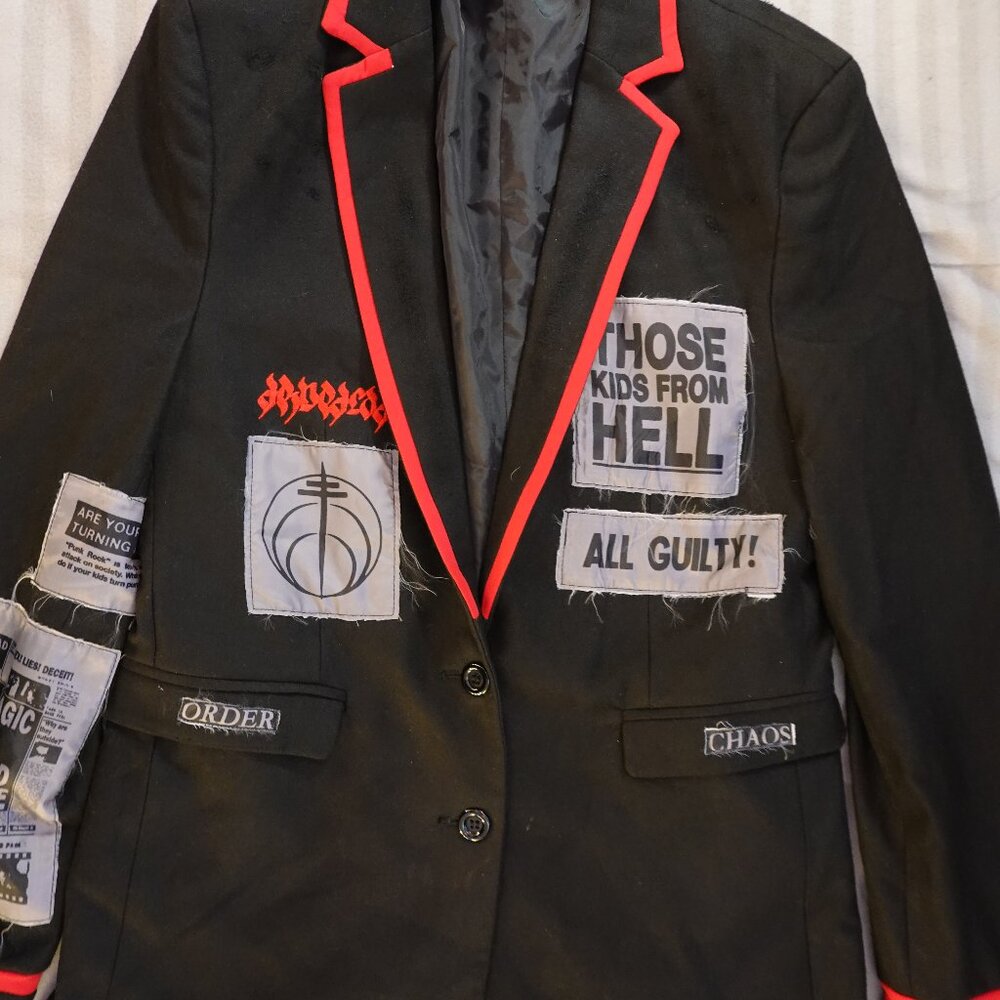 Unisex Dropdead Blazer "All Guilty!" Size S LIKE NEW